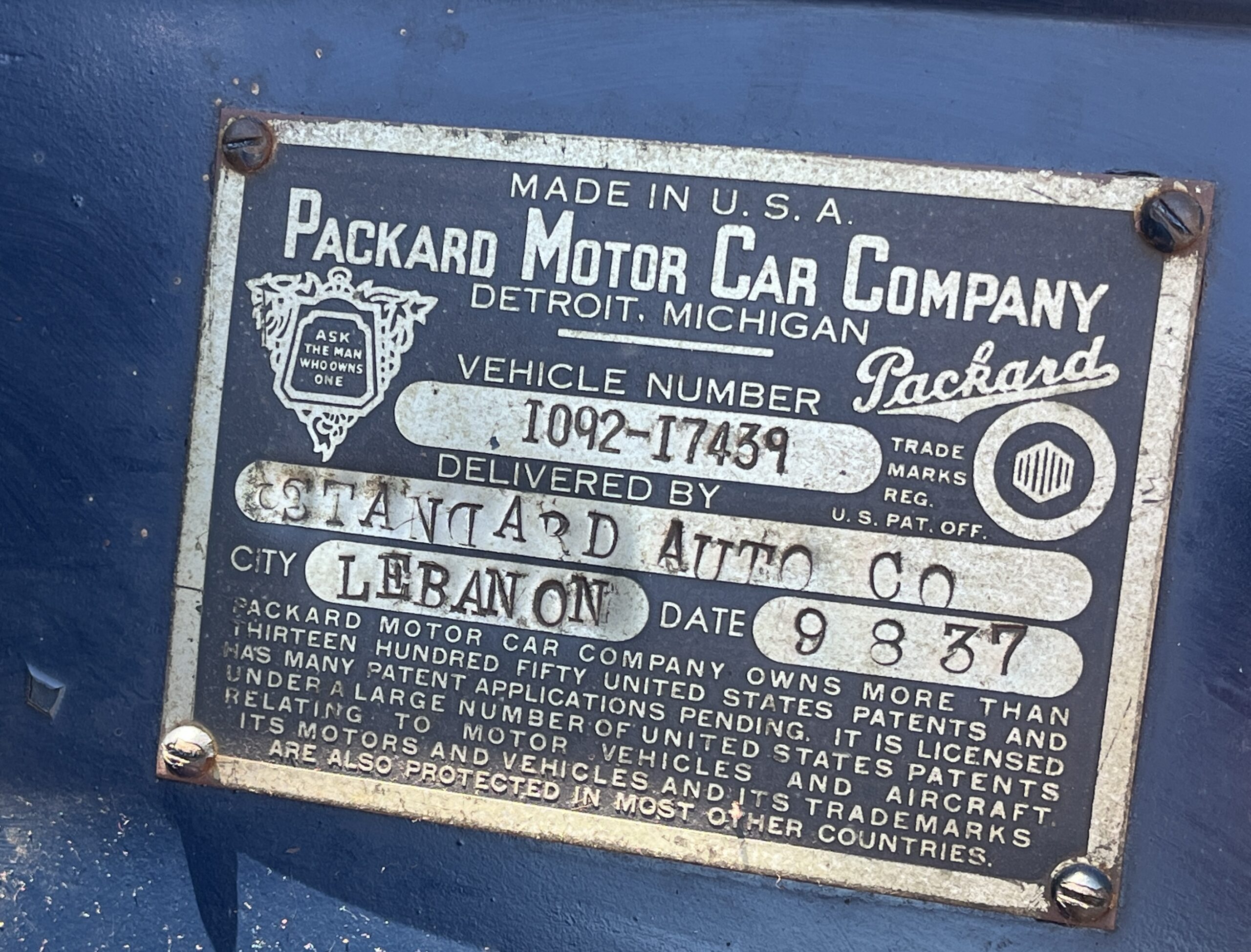 1937 Packard 115C