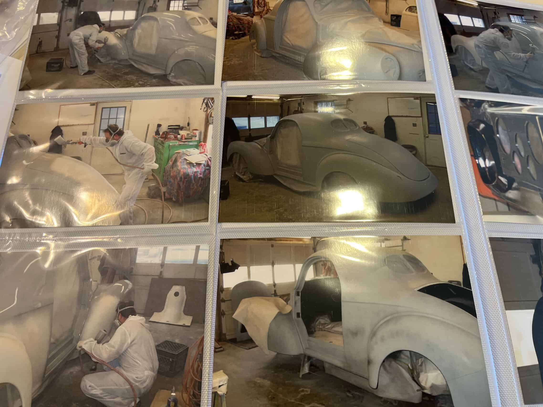 1941 Willys Custom Street Rod — Photos of classic car being restored, exterior and interior shots.